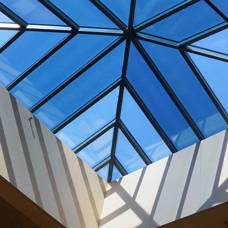 skylight at a commercial building